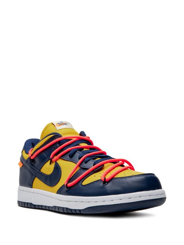 Nike X Off-White Dunk Low "University Gold" sneakers - Image 2