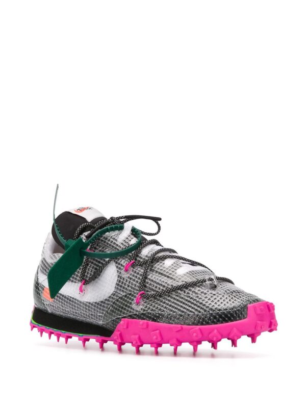 Nike X Off-White Waffle Racer SP "Black/Fuchsia" sneakers - Image 2
