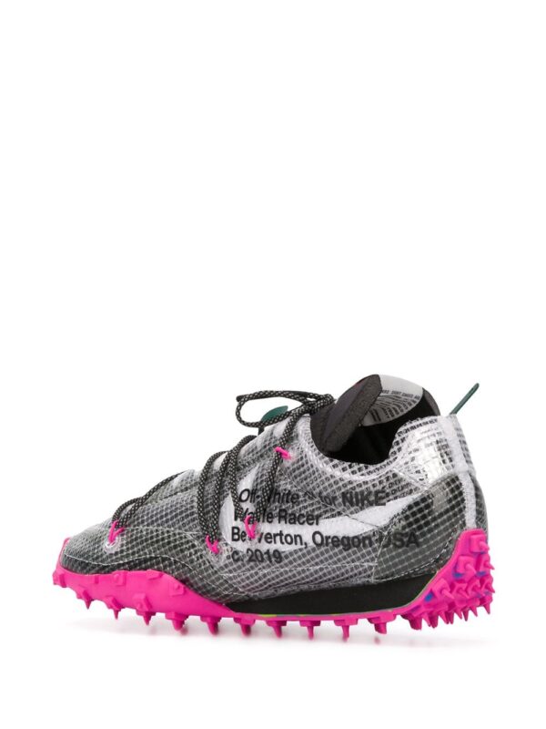 Nike X Off-White Waffle Racer SP "Black/Fuchsia" sneakers - Image 3