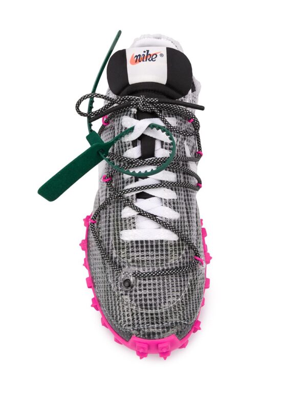 Nike X Off-White Waffle Racer SP "Black/Fuchsia" sneakers - Image 4