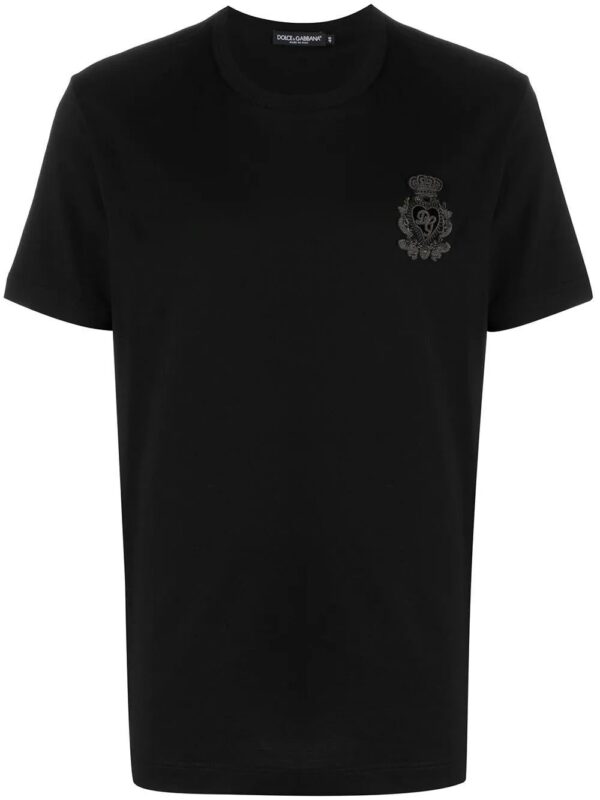 Dolce & Gabbana  heraldic-patch cotton T-shirt