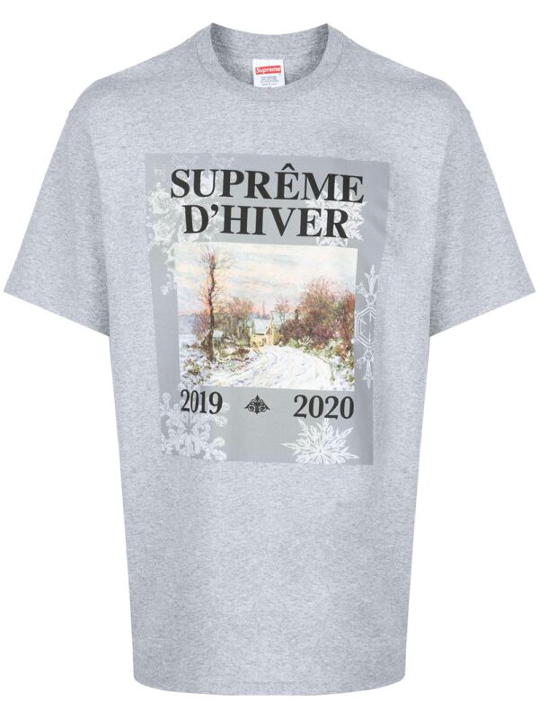 Supreme  D'Hiver graphic-print T-shirt