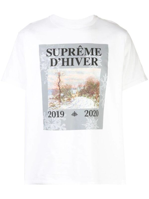 Supreme  winter print T-shirt