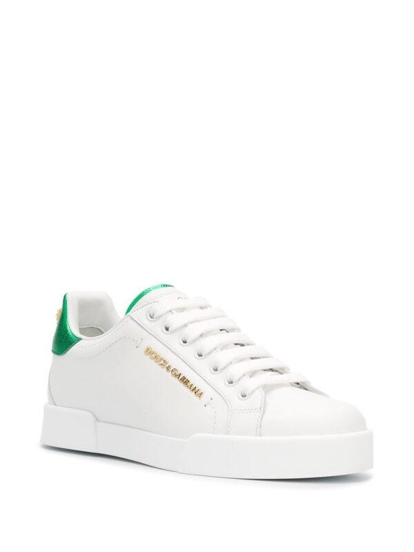 Dolce & Gabbana Portofino logo-tag leather sneakers - Image 2