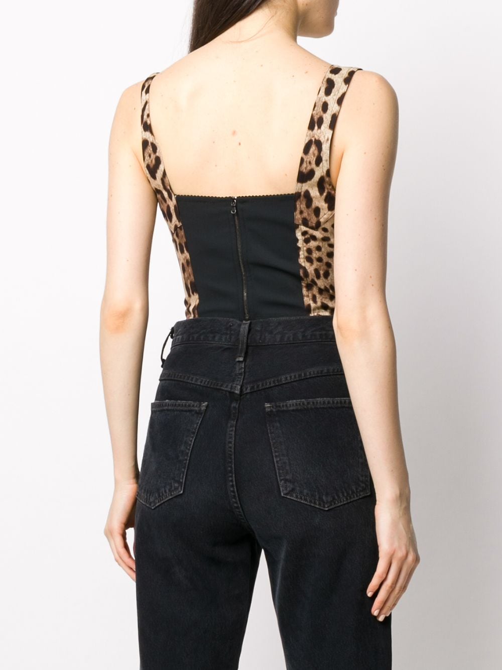 Dolce & Gabbana leopard-print bustier top - Image 4