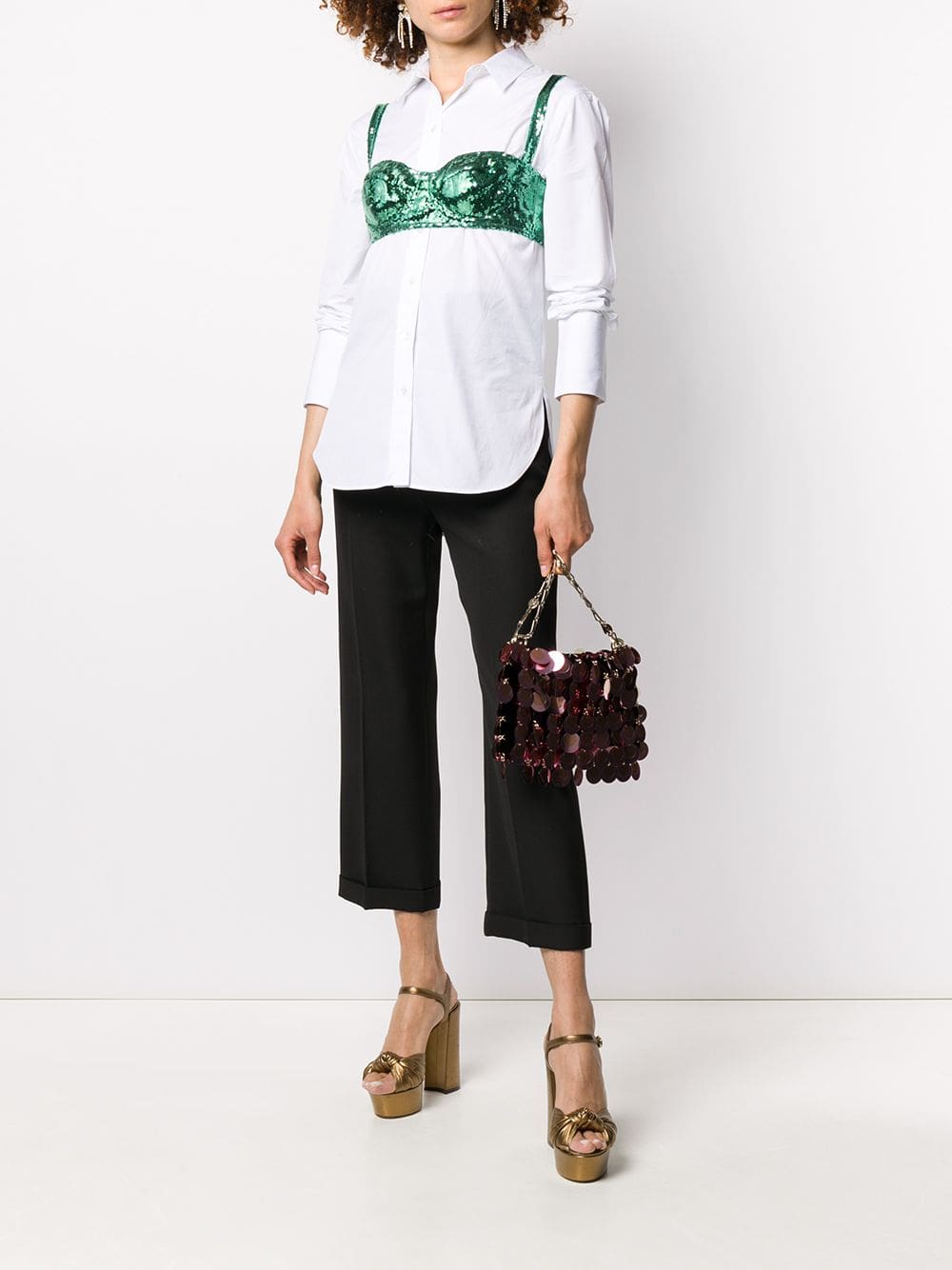 Dolce & Gabbana sequined balcony top - Image 2