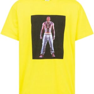 Supreme  Tupac Hologram graphic-print T-shirt