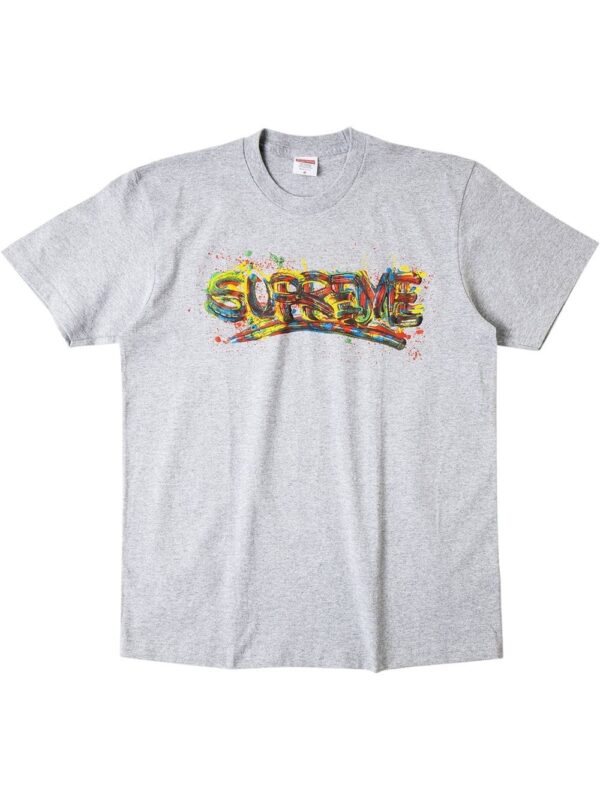 Supreme  paint logo T-shirt