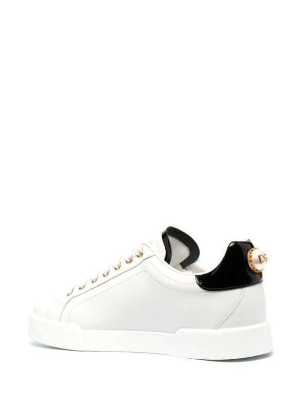 Dolce & Gabbana logo-embellished low-top sneakers - Image 3
