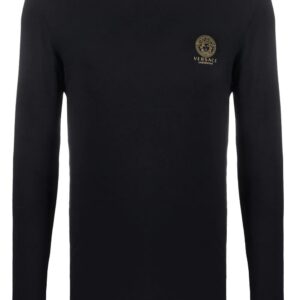 Versace logo-print long-sleeve T-shirt