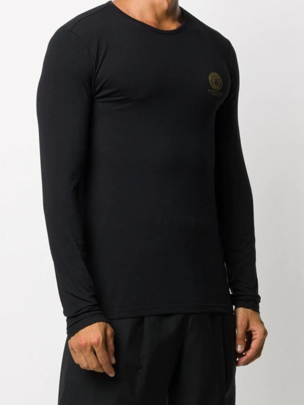 Versace  logo-print long-sleeve T-shirt - Image 3