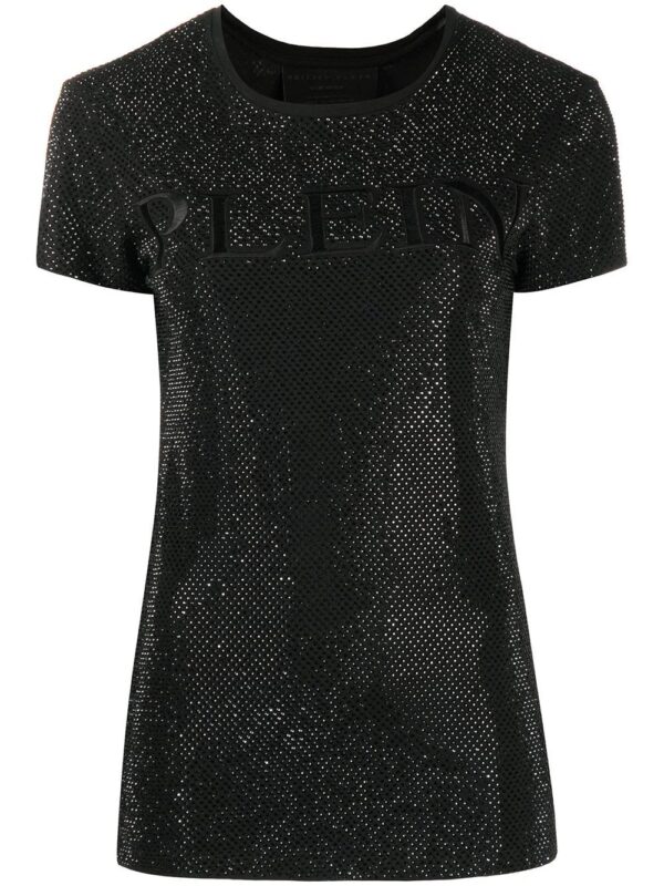 Philipp Plein  Crystal Plein embroidered T-Shirt
