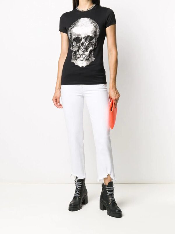 Philipp Plein  Skull rhinestone T-Shirt - Image 2