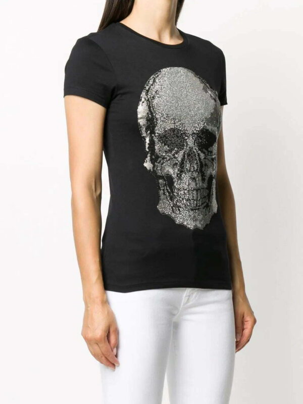 Philipp Plein  Skull rhinestone T-Shirt - Image 3