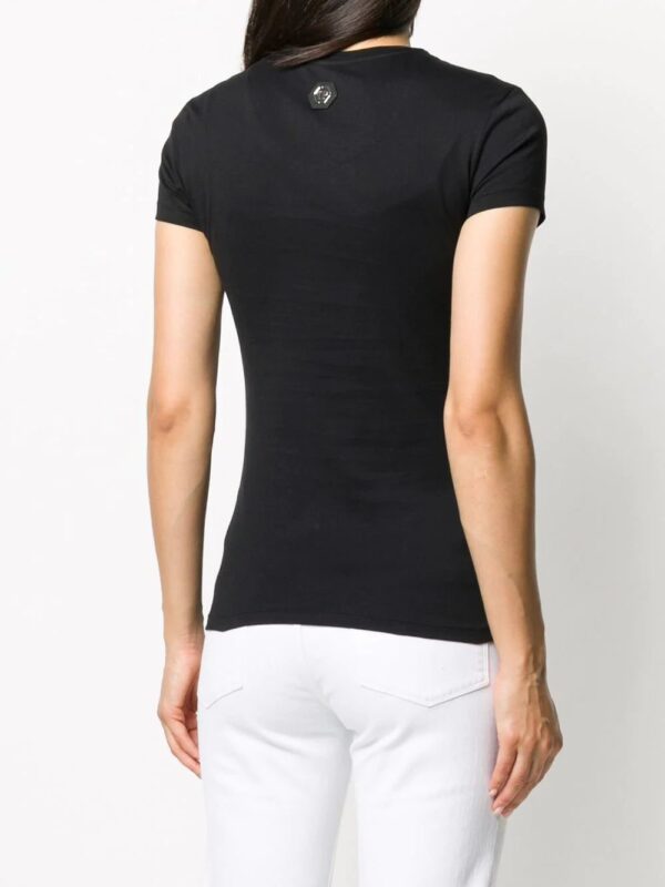 Philipp Plein  Skull rhinestone T-Shirt - Image 4