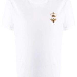 Dolce & Gabbana  bee crown embroidered T-shirt