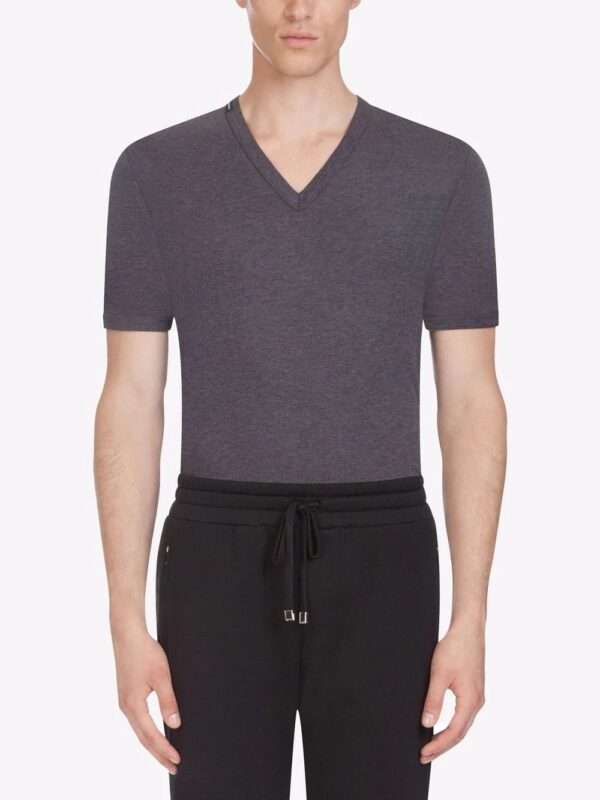 Dolce & Gabbana  V-neck short-sleeved T-shirt - Image 3