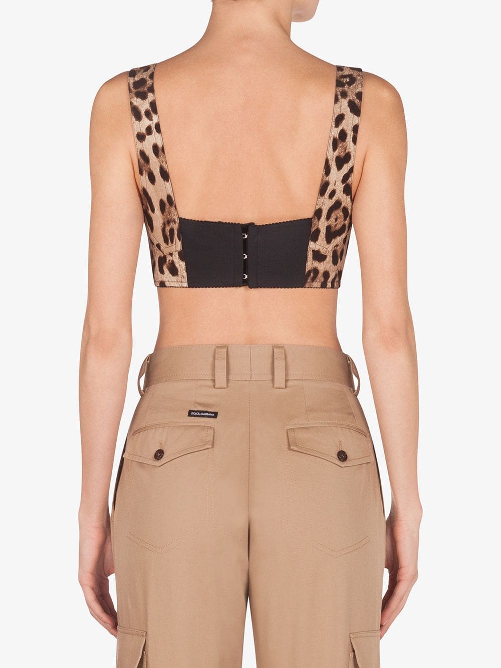 Dolce & Gabbana leopard-print bustier top - Image 4