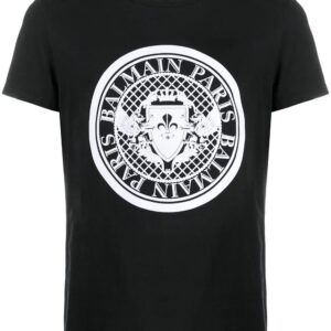 Balmain flocked coin T-shirt