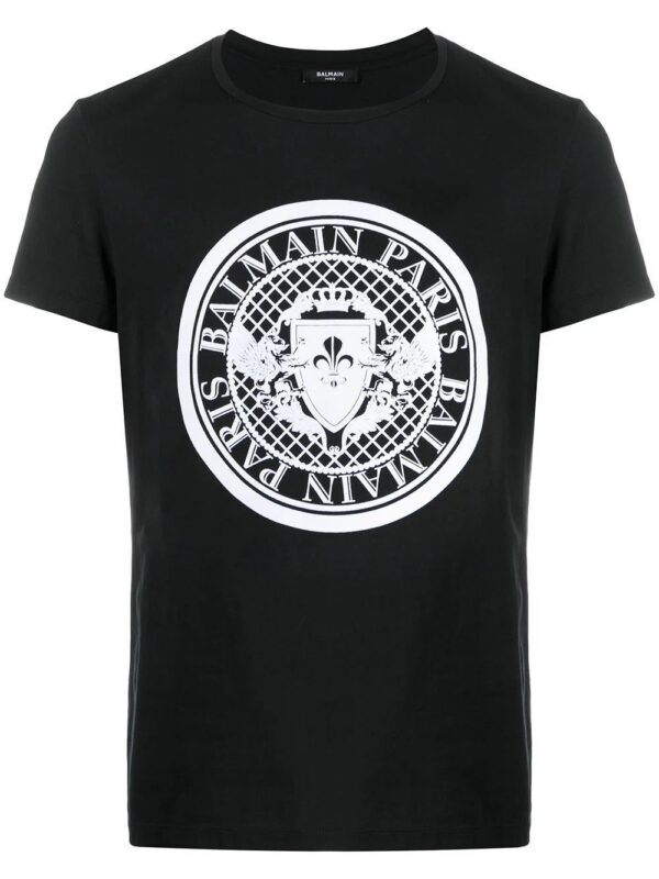 Balmain  flocked coin T-shirt