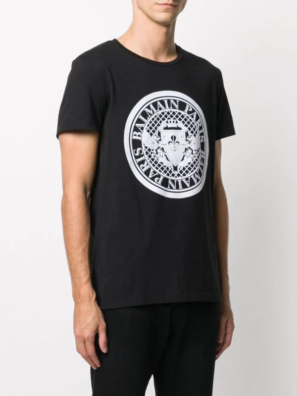 Balmain  flocked coin T-shirt - Image 3