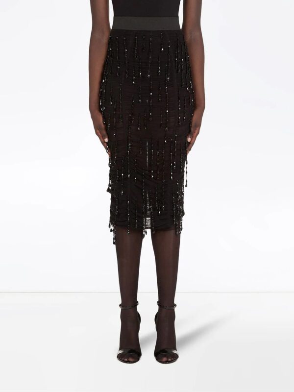 Dolce & Gabbana  beaded pencil skirt - Image 3