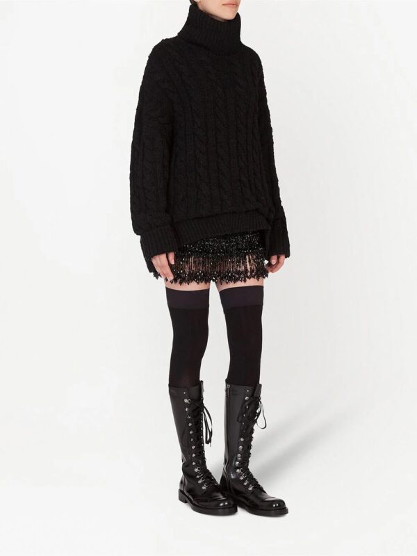 Dolce & Gabbana  beaded jacquard mini skirt - Image 2