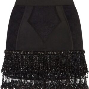 Dolce & Gabbana  beaded jacquard mini skirt