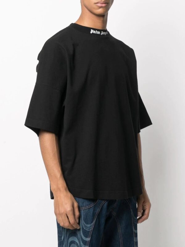Palm Angels  Logo Over T-shirt - Image 4