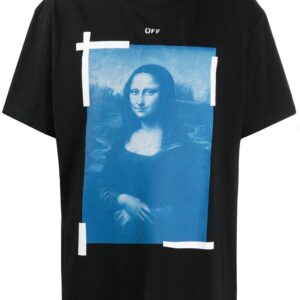 Off-white Mona Lisa print oversized T-shirt