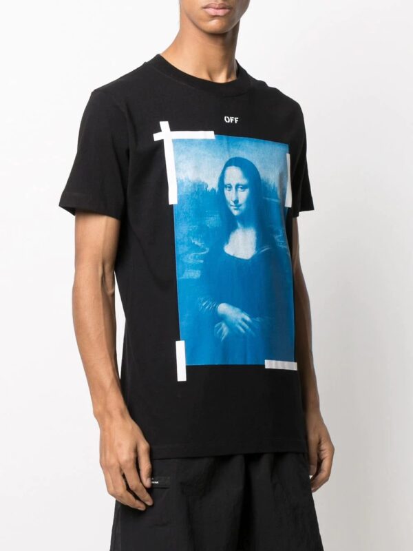 Off-white Mona Lisa print T-shirt - Image 4