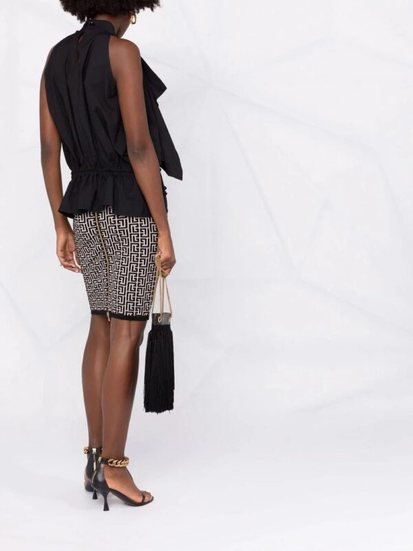 Balmain  monogram jacquard skirt - Image 4