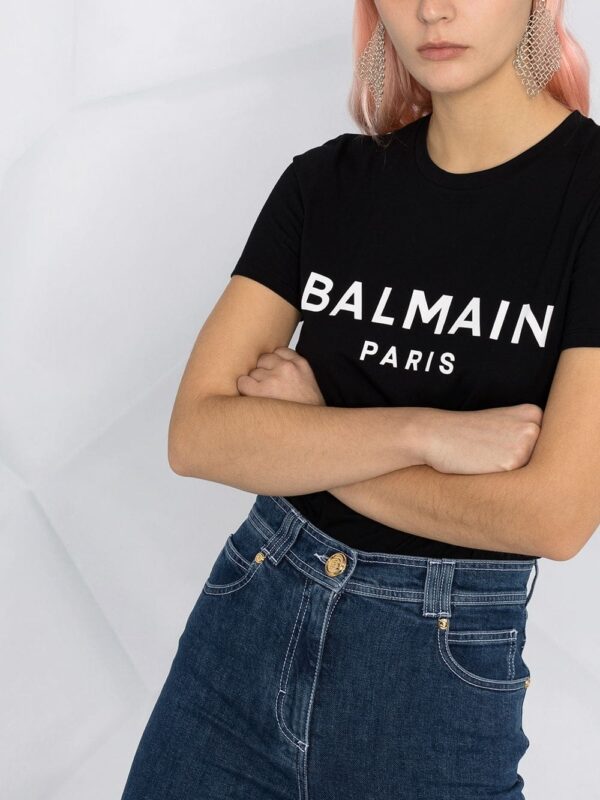 Balmain logo print T-shirt - Image 3
