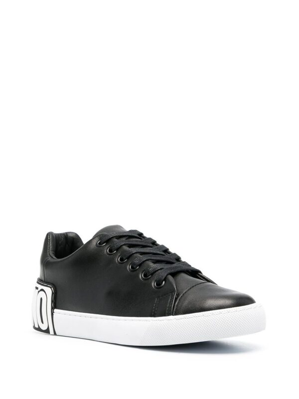 Moschino low-top logo heel sneakers - Image 2