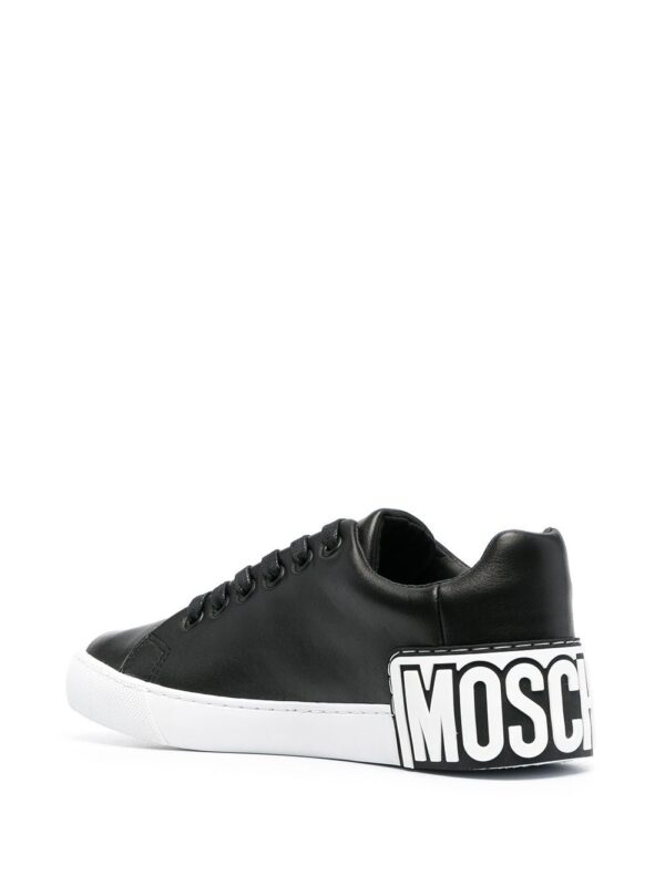 Moschino low-top logo heel sneakers - Image 3