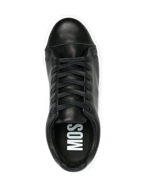 Moschino low-top logo heel sneakers - Image 4