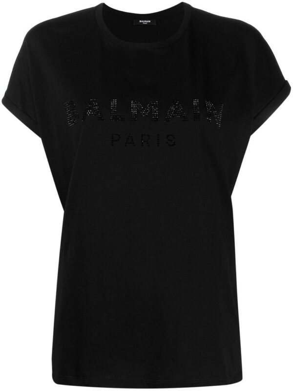 Balmain embellished-logo T-shirt