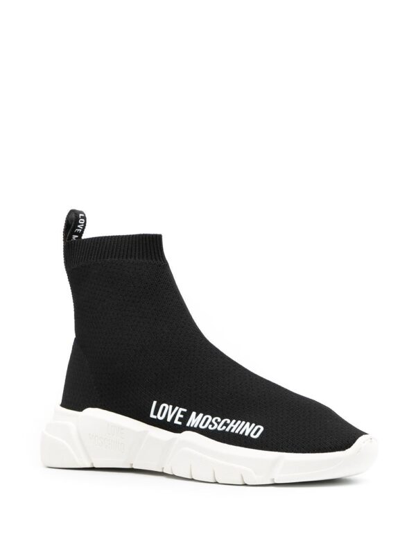 Love Moschino logo print slip-on sneakers - Image 2