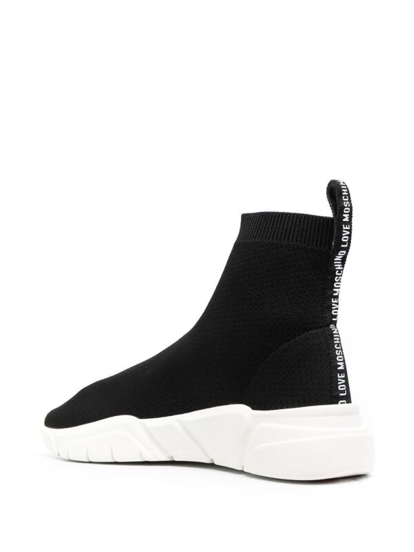Love Moschino logo print slip-on sneakers - Image 3