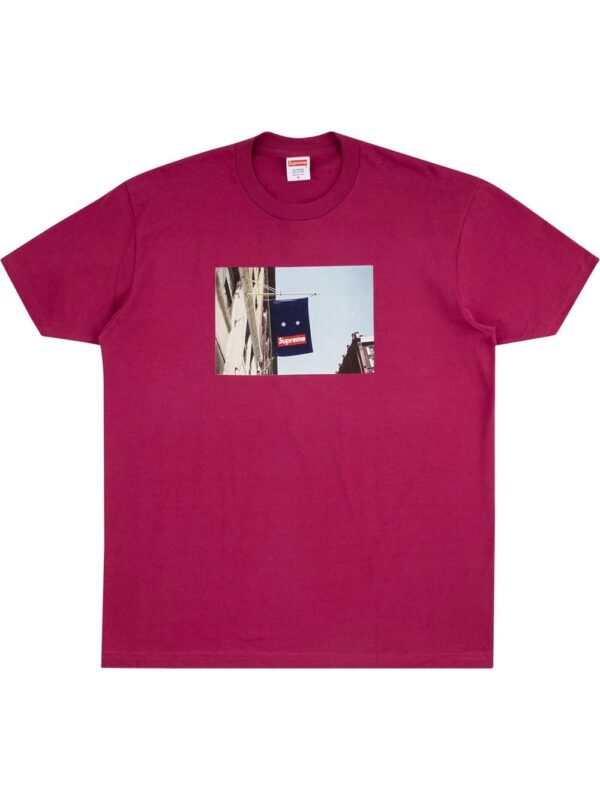 Supreme  Banner-print T-shirt