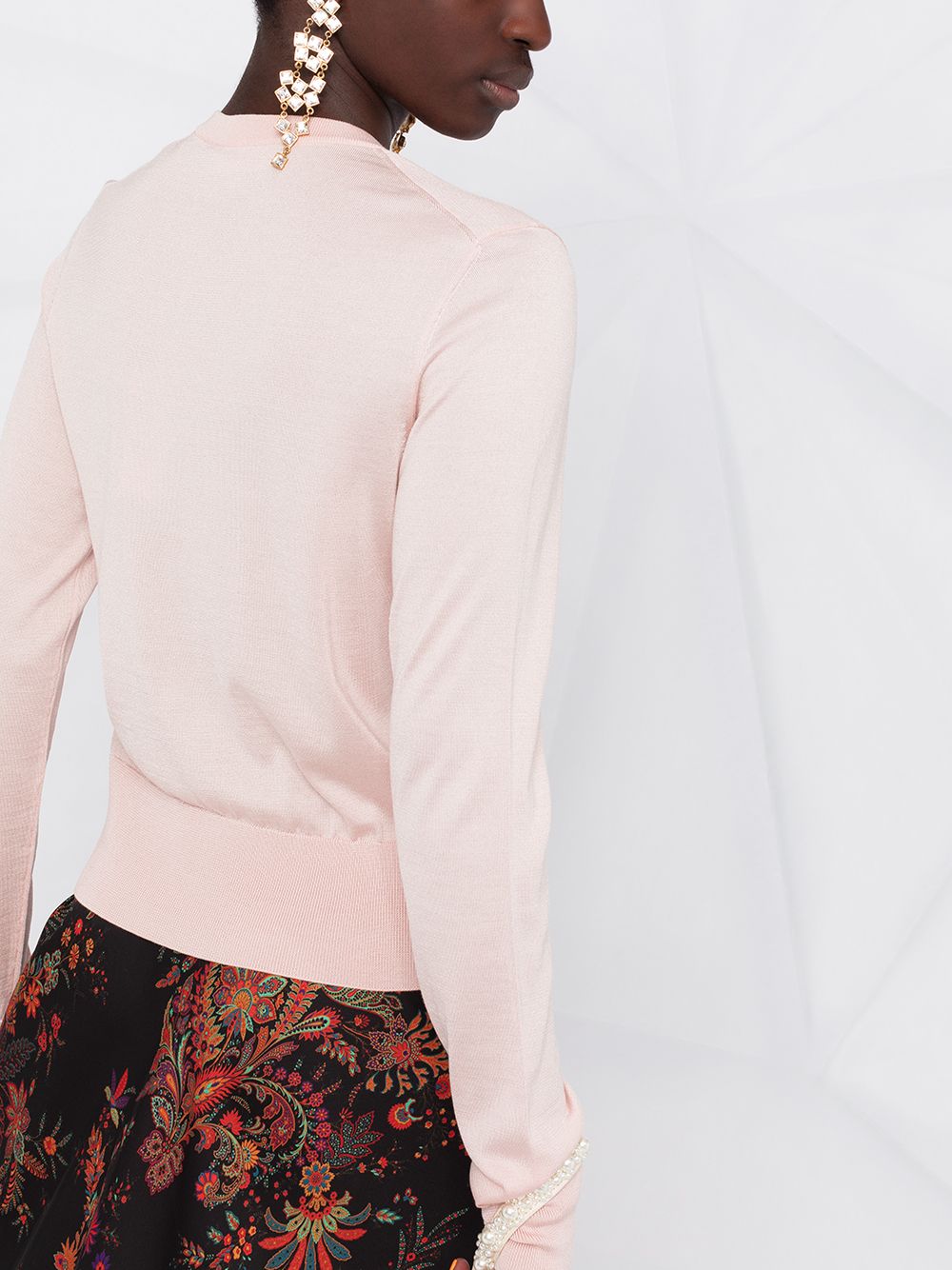 Dolce & Gabbana round-neck silk cardigan - Image 3