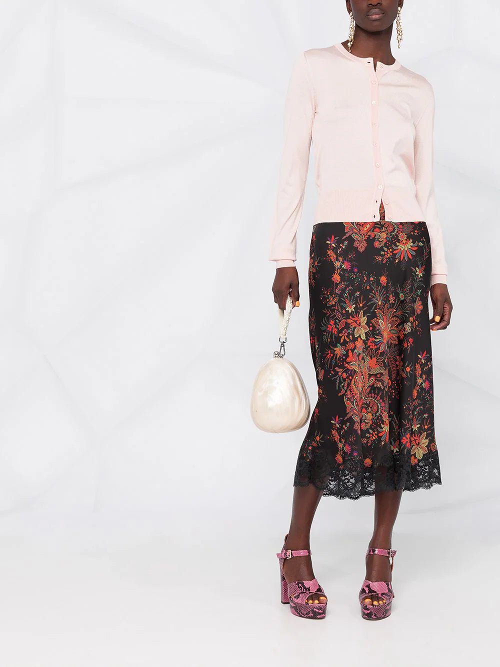 Dolce & Gabbana round-neck silk cardigan - Image 2