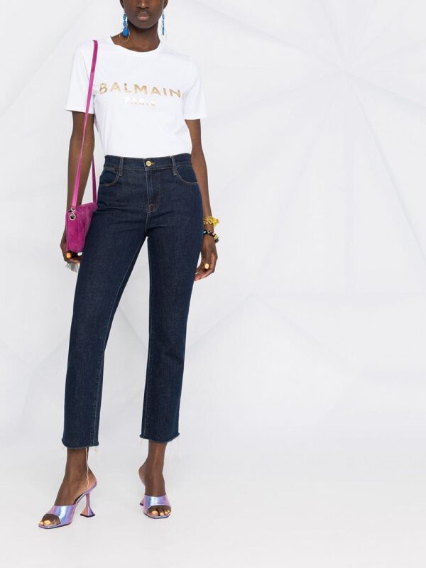 Balmain logo print T-shirt - Image 2