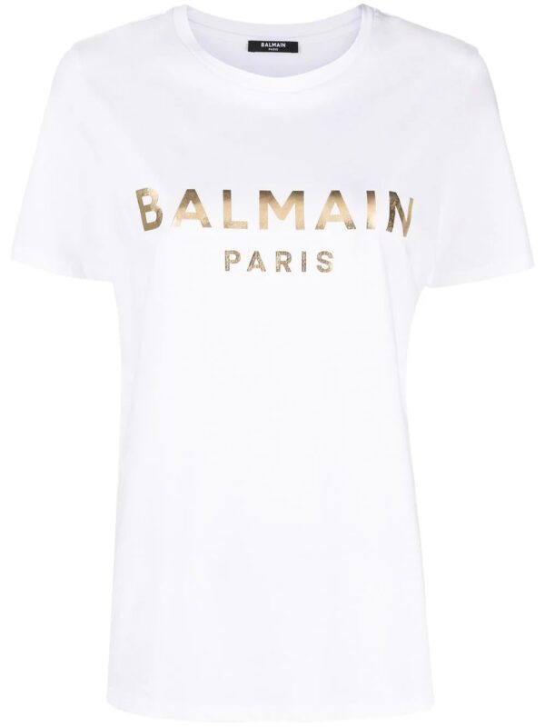 Balmain  logo print T-shirt