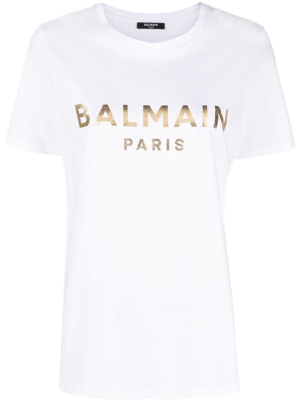 Balmain logo print T-shirt