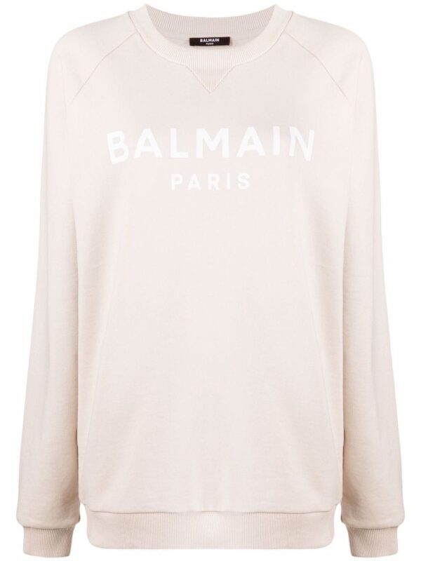 Balmain logo-print sweatshirt