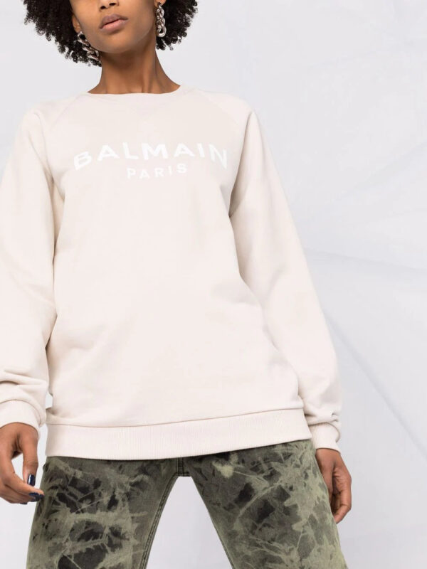 Balmain  logo-print sweatshirt - Image 4