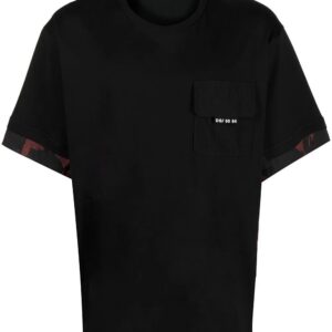 Dolce & Gabbana  camouflage-panelled crew neck T-shirt