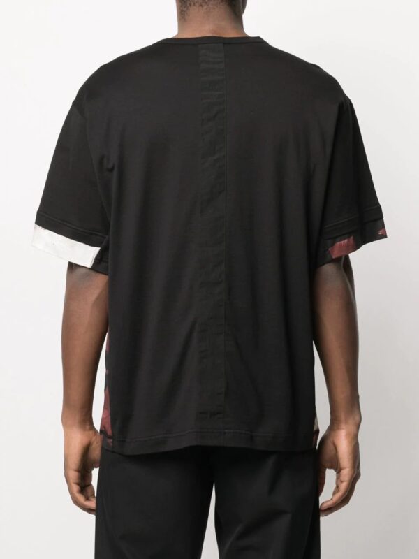 Dolce & Gabbana  camouflage-panelled crew neck T-shirt - Image 4