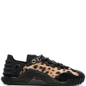 Dolce & Gabbana leopard panel low-top sneakers